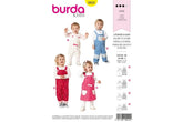 Schnittmuster burda kids - Latzhose & Kleid 9424